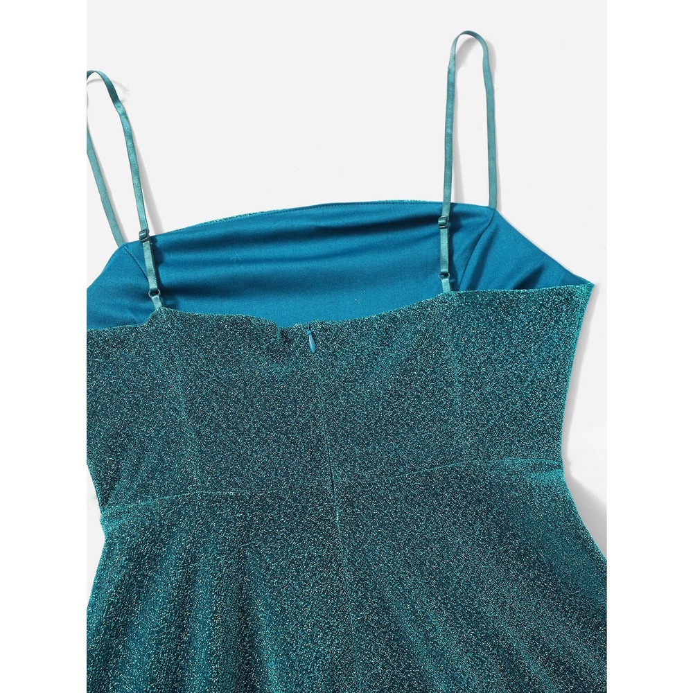 Mini Zipper Back Glitter Cami Dress black (others available by request) - Picture 9 of 11